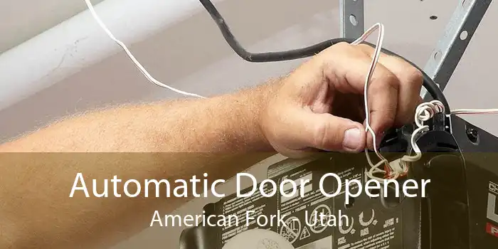 Automatic Door Opener American Fork - Utah
