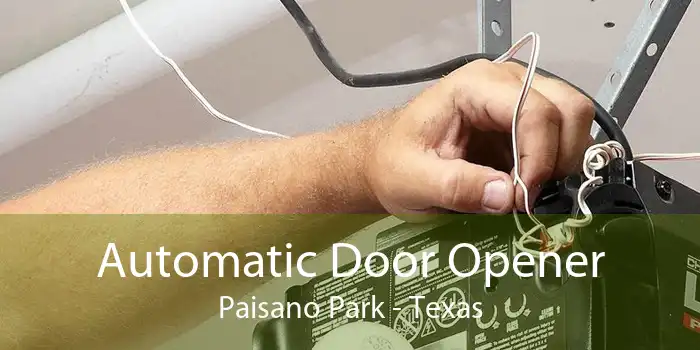 Automatic Door Opener Paisano Park - Texas