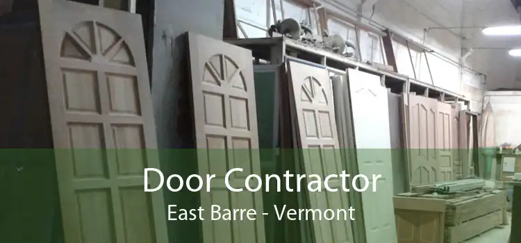 Door Contractor East Barre - Vermont