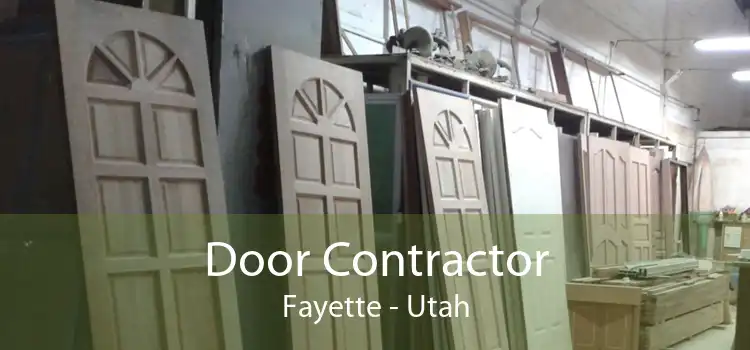 Door Contractor Fayette - Utah