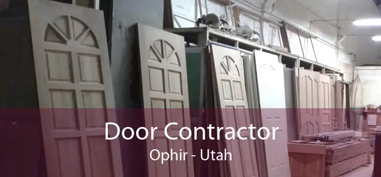 Door Contractor Ophir - Utah