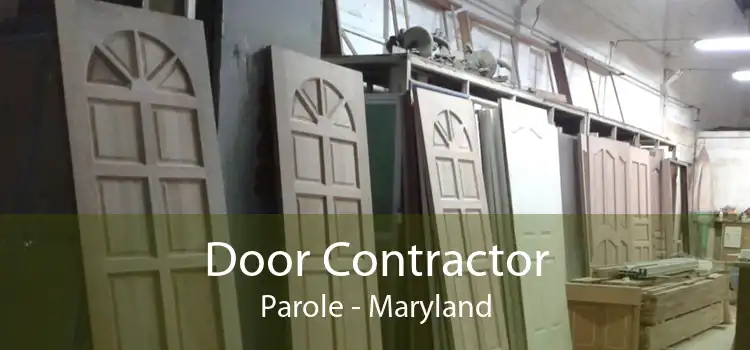 Door Contractor Parole - Maryland