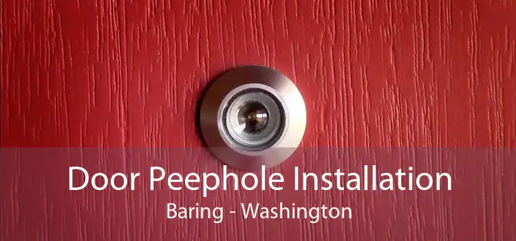 Door Peephole Installation Baring - Washington