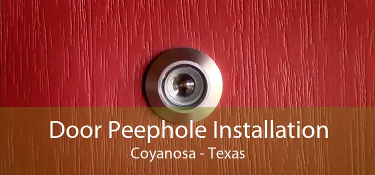 Door Peephole Installation Coyanosa - Texas