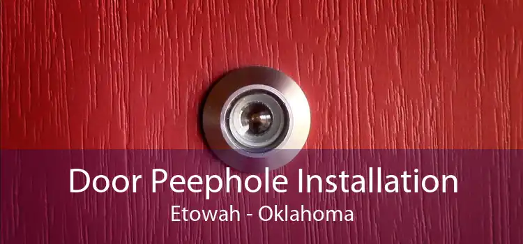 Door Peephole Installation Etowah - Oklahoma