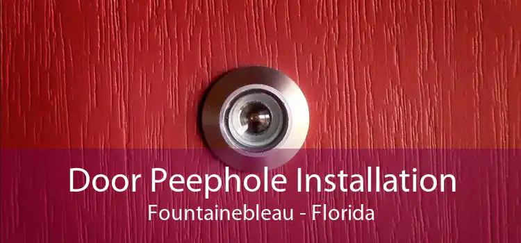 Door Peephole Installation Fountainebleau - Florida