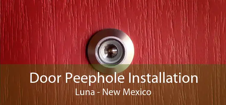 Door Peephole Installation Luna - New Mexico