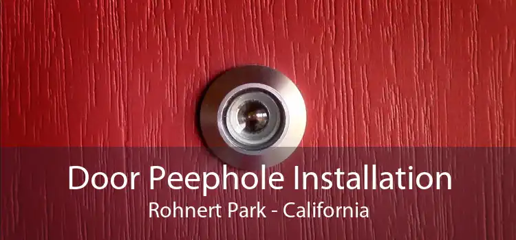 Door Peephole Installation Rohnert Park - California