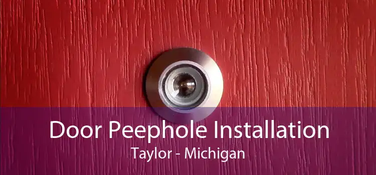 Door Peephole Installation Taylor - Michigan