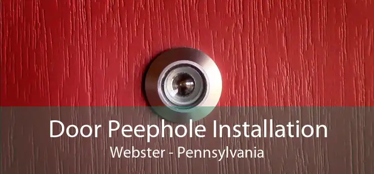 Door Peephole Installation Webster - Pennsylvania