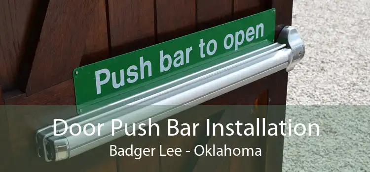 Door Push Bar Installation Badger Lee - Oklahoma