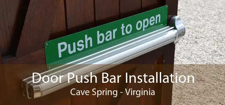 Door Push Bar Installation Cave Spring - Virginia