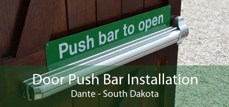 Door Push Bar Installation Dante - South Dakota