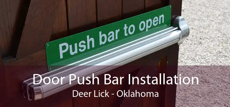 Door Push Bar Installation Deer Lick - Oklahoma