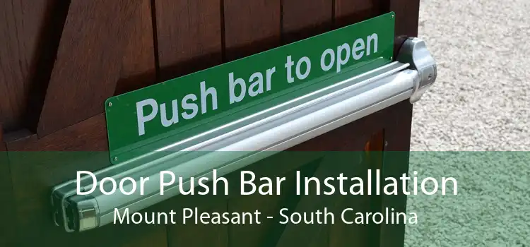 Door Push Bar Installation Mount Pleasant - South Carolina