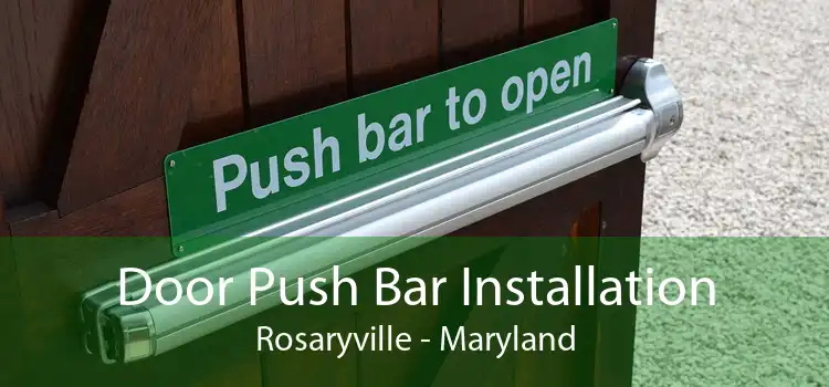 Door Push Bar Installation Rosaryville - Maryland