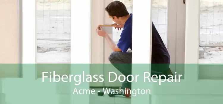 Fiberglass Door Repair Acme - Washington