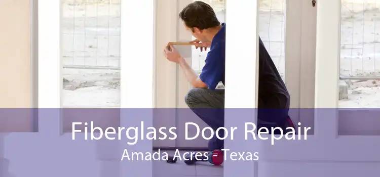 Fiberglass Door Repair Amada Acres - Texas
