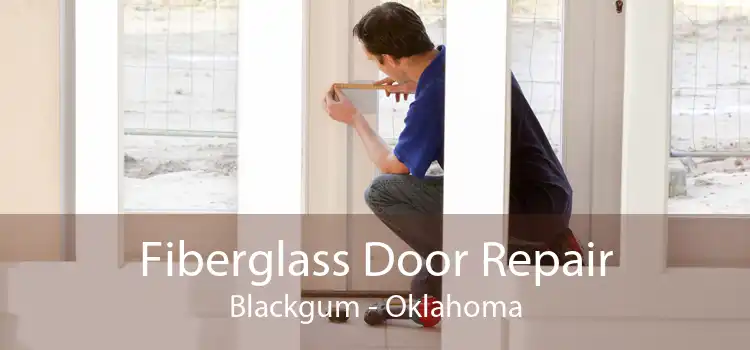 Fiberglass Door Repair Blackgum - Oklahoma