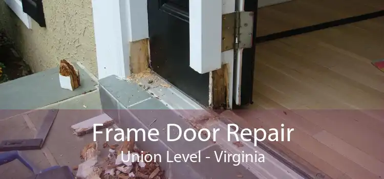 Frame Door Repair Union Level - Virginia