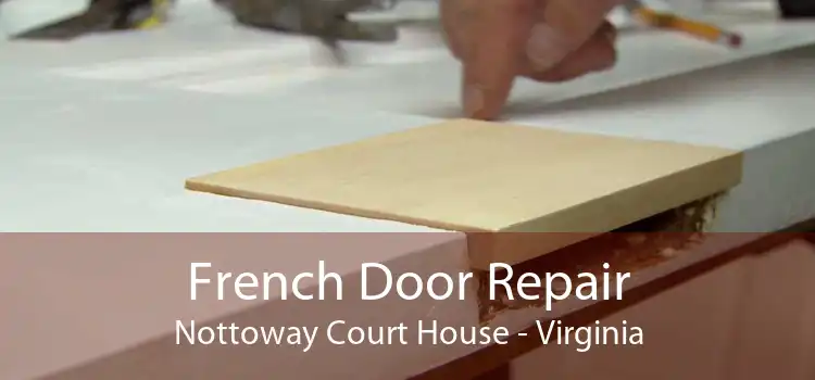 French Door Repair Nottoway Court House - Virginia