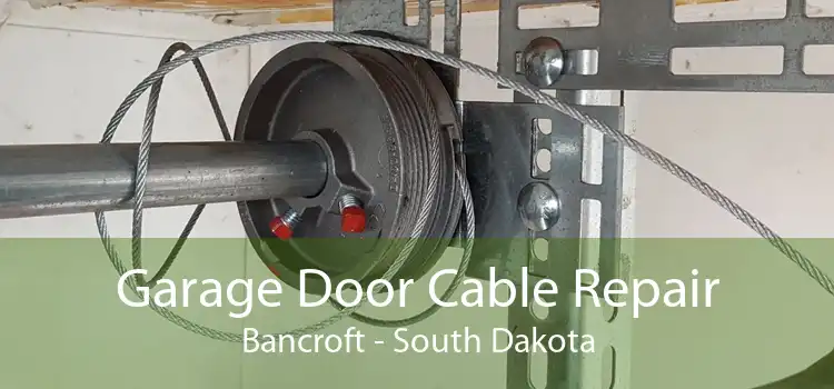 Garage Door Cable Repair Bancroft - South Dakota