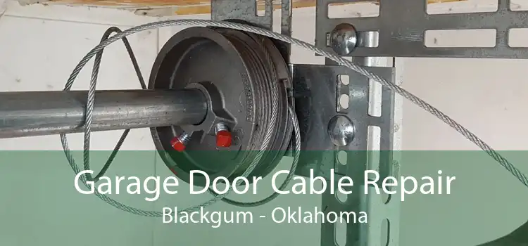 Garage Door Cable Repair Blackgum - Oklahoma