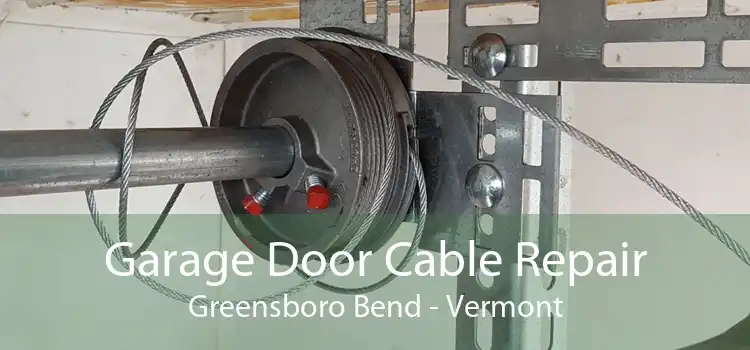Garage Door Cable Repair Greensboro Bend - Vermont