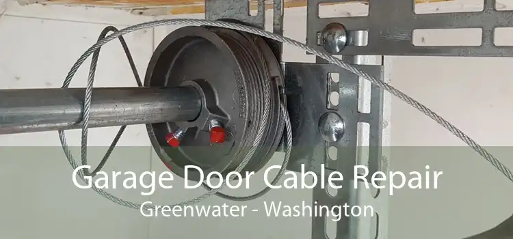 Garage Door Cable Repair Greenwater - Washington