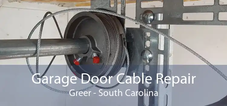 Garage Door Cable Repair Greer - South Carolina