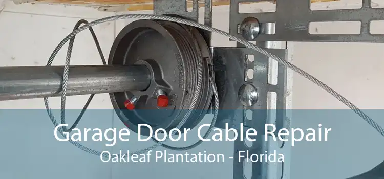 Garage Door Cable Repair Oakleaf Plantation - Florida