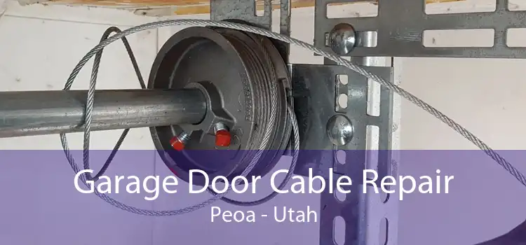 Garage Door Cable Repair Peoa - Utah