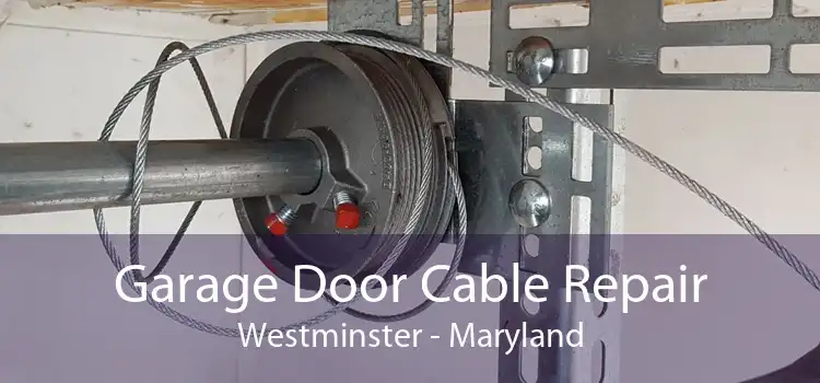 Garage Door Cable Repair Westminster - Maryland