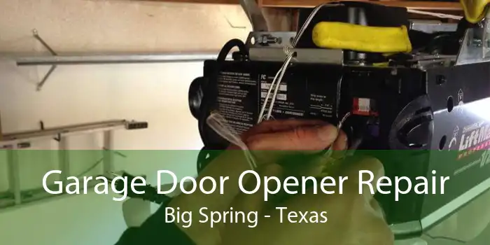 Garage Door Opener Repair Big Spring - Texas