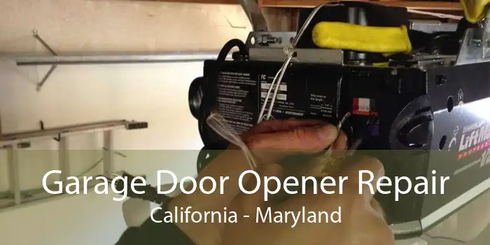 Garage Door Opener Repair California - Maryland