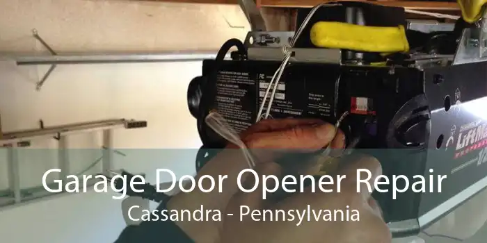 Garage Door Opener Repair Cassandra - Pennsylvania