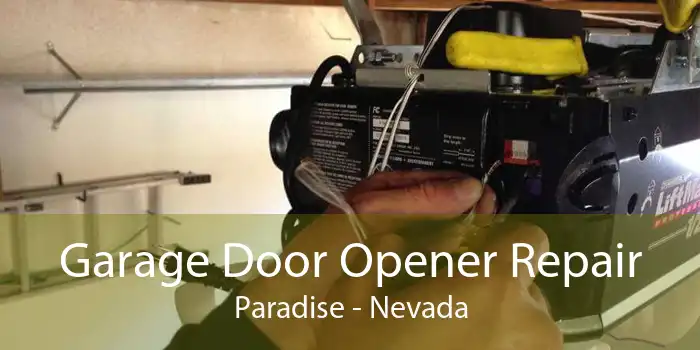 Garage Door Opener Repair Paradise - Nevada