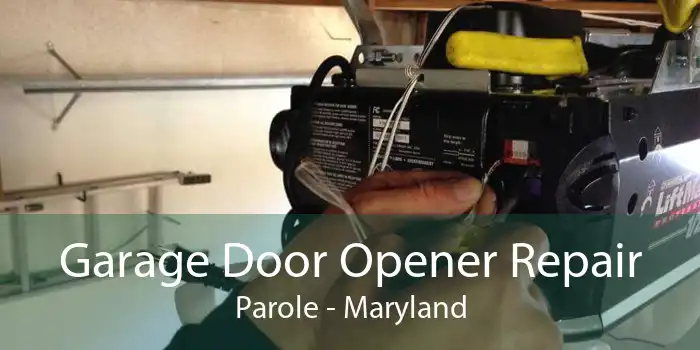 Garage Door Opener Repair Parole - Maryland