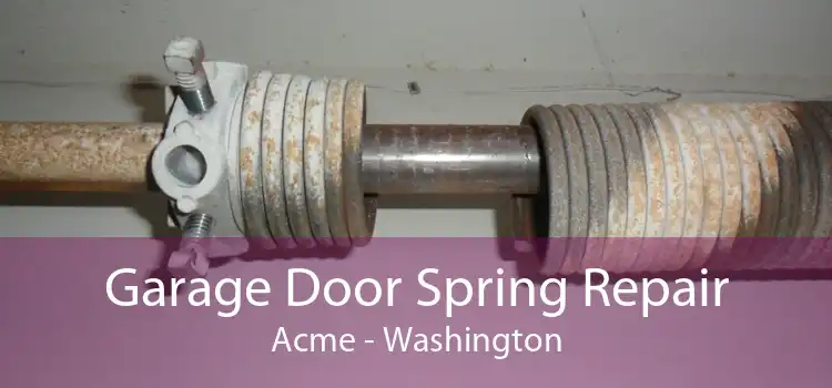 Garage Door Spring Repair Acme - Washington