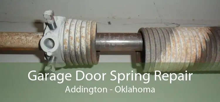 Garage Door Spring Repair Addington - Oklahoma