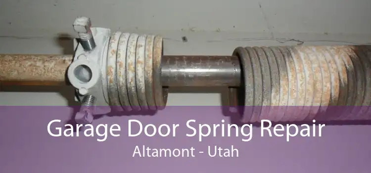 Garage Door Spring Repair Altamont - Utah