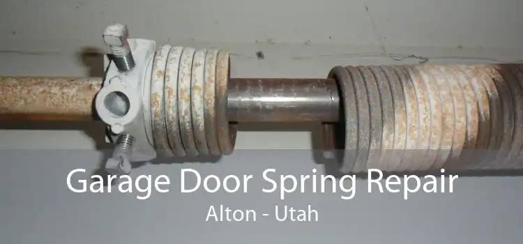 Garage Door Spring Repair Alton - Utah