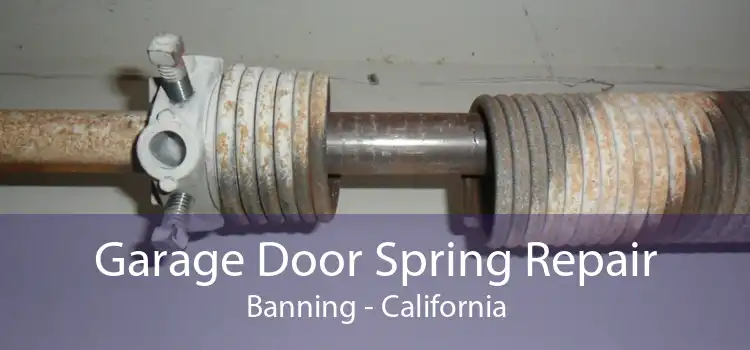 Garage Door Spring Repair Banning - California