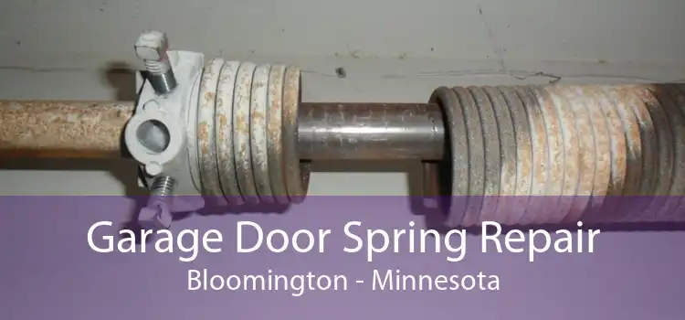 Garage Door Spring Repair Bloomington - Minnesota