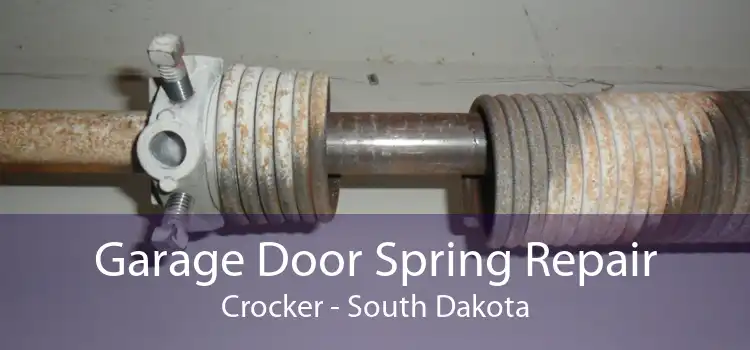 Garage Door Spring Repair Crocker - South Dakota