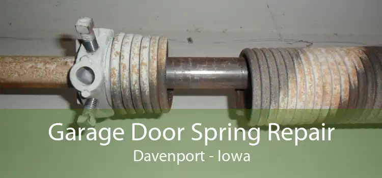 Garage Door Spring Repair Davenport - Iowa