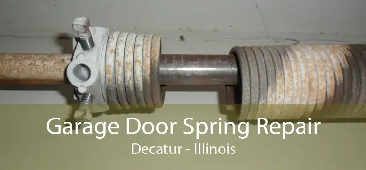 Garage Door Spring Repair Decatur - Illinois