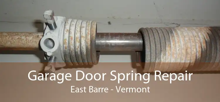 Garage Door Spring Repair East Barre - Vermont