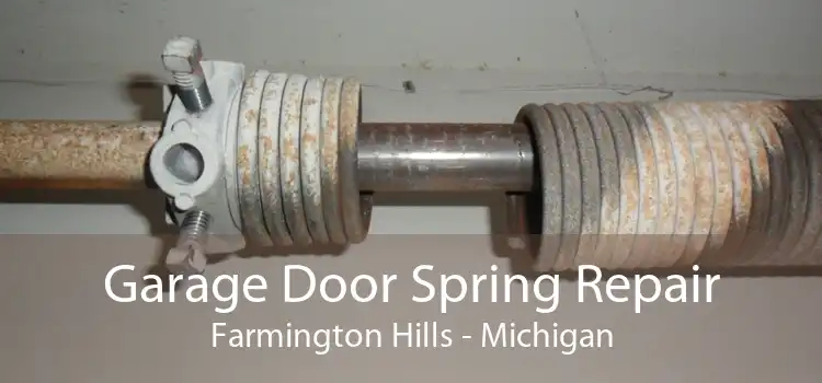 Garage Door Spring Repair Farmington Hills - Michigan