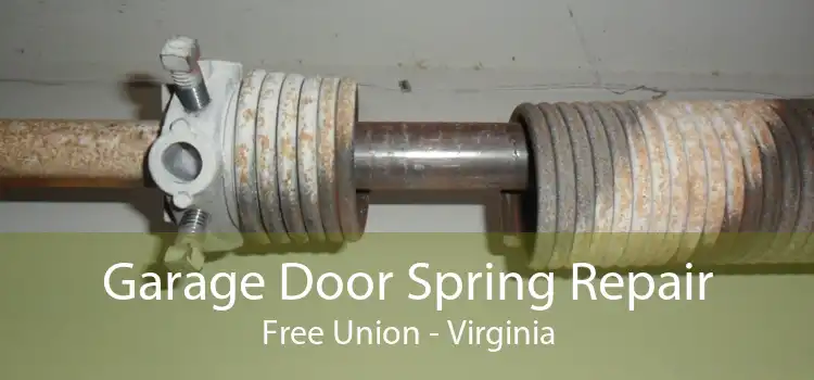 Garage Door Spring Repair Free Union - Virginia